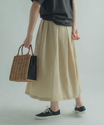 FORK&SPOON　タックボリュームスカート
