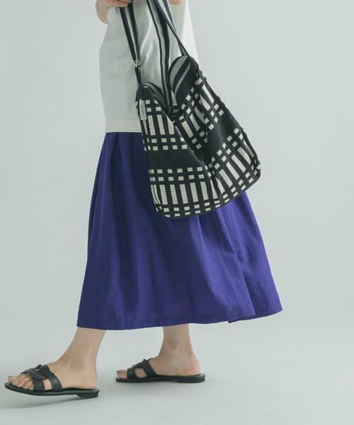 FORK&SPOON（フォークアンドスプーン）の「FORK&SPOON　タックボリュームスカート（スカート・レディース・ベージュ/パープル/グリーン系その他・1/2）」の15枚目の写真