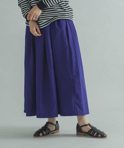 FORK&SPOON（フォークアンドスプーン）の「FORK&SPOON　タックボリュームスカート（スカート・レディース・ベージュ/パープル/グリーン系その他・1/2）」の20枚目の写真