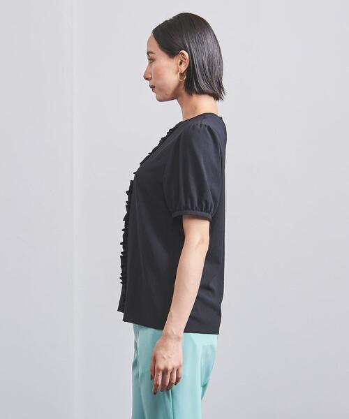 新品未使用　ユナイテッドアローズ　フリルショートスリーブブラウス UNITED ARROWS（ユナイテッドアローズ）の「P フリル ショート