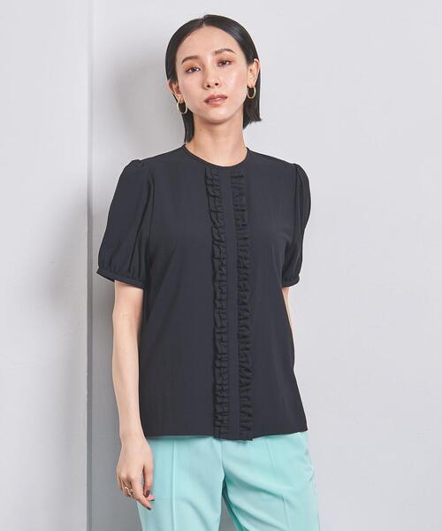 新品未使用　ユナイテッドアローズ　フリルショートスリーブブラウス UNITED ARROWS（ユナイテッドアローズ）の「P フリル ショート