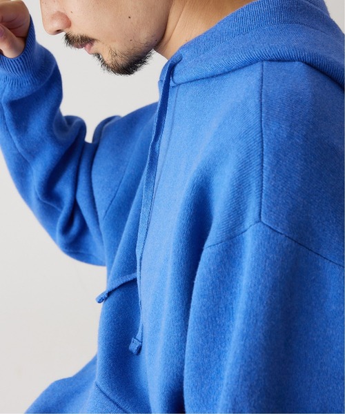 417 EDIFICE(フォーワンセブンエディフィス)の「コットンカシミヤスムース パーカー(パーカー・メンズ・ブラック/グレー/イエロー/ブルー/グリーン・SMALL/MEDIUM/LARGE)」の18枚目の写真