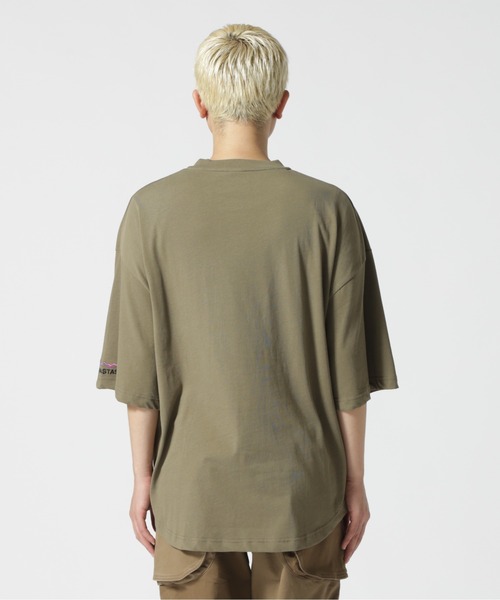 MANASTASH（マナスタッシュ）の「MANASTASH/マナスタッシュ　MS CIRCLE LOGO TEE　MSサークルロゴティー（Tシャツ/カットソー・メンズ・ベージュ/ブラック/ホワイト/カーキ・M/L）」の17枚目の写真