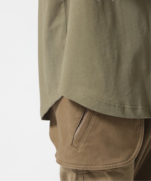 MANASTASH（マナスタッシュ）の「MANASTASH/マナスタッシュ　MS CIRCLE LOGO TEE　MSサークルロゴティー（Tシャツ/カットソー・メンズ・ベージュ/ブラック/ホワイト/カーキ・M/L）」の21枚目の写真