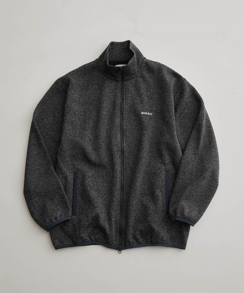 Gramicci(グラミチ)の「【GRAMICCI】別注 BONDING KNIT FLEECE TRACK JKT(ブルゾン・メンズ・チャコールグレー/ブラック/グレー/キナリ・M/L/XL)」の7枚目の写真