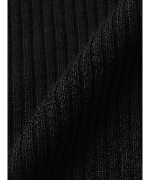 Perfect Suit FActory(パーフェクトスーツファクトリー)の「リブタートルネック セーター ブラック/グレー/ベージュ/ブラウン(ニット/セーター・メンズ・ブラウン/ベージュ/チャコールグレー/ブラック・M/L/LL)」の12枚目の写真