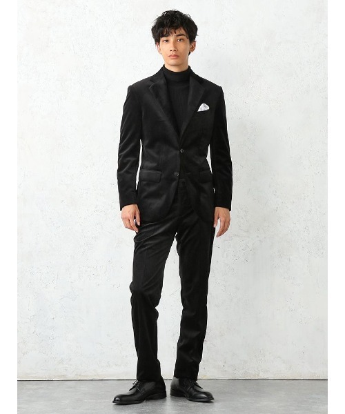 Perfect Suit FActory(パーフェクトスーツファクトリー)の「リブタートルネック セーター ブラック/グレー/ベージュ/ブラウン(ニット/セーター・メンズ・ブラウン/ベージュ/チャコールグレー/ブラック・M/L/LL)」の18枚目の写真
