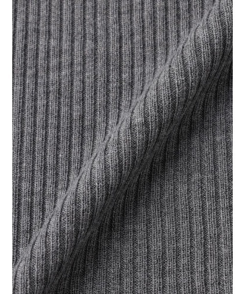 Perfect Suit FActory(パーフェクトスーツファクトリー)の「リブタートルネック セーター ブラック/グレー/ベージュ/ブラウン(ニット/セーター・メンズ・ブラウン/ベージュ/チャコールグレー/ブラック・M/L/LL)」の19枚目の写真
