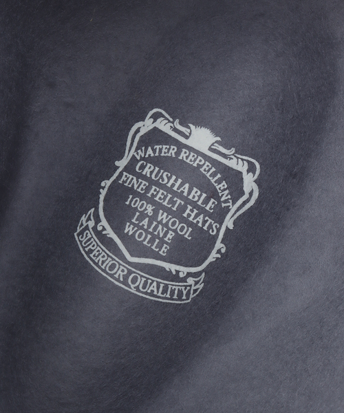 Spick & Span（スピックアンドスパン）の「【Benelli Montacone/ベネリモンタコーネ】 フェルトHAT（ハット・レディース・ライトグレー/ベージュ・57）」の5枚目の写真