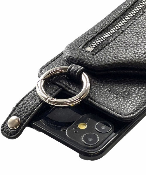 ajew（エジュー）の「ajew/エジュー/【ひも付き マルチ対応 Mサイズ】 cadenas vertical zipphone case shoulder（スマホケース/カバー・レディース・ブラック/グレー/ブラウン/ブラウン系その他/ベージュ/オリーブ/ブルー/ピンクベージュ・FREE）」の14枚目の写真