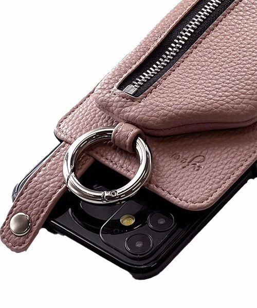 ajew（エジュー）の「ajew/エジュー/【ひも付き マルチ対応 Mサイズ】 cadenas vertical zipphone case shoulder（スマホケース/カバー・レディース・ブラック/グレー/ブラウン/ブラウン系その他/ベージュ/オリーブ/ブルー/ピンクベージュ・FREE）」の16枚目の写真