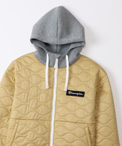 Champion(チャンピオン)の「【Champion/チャンピオン】メンズ スポーツ ジップフーデッドジャケット(その他アウター・メンズ・オリーブ/ブラック/ベージュ・X-LARGE/LARGE)」の10枚目の写真