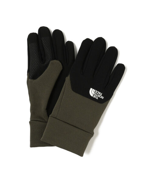THE NORTH FACE（ザノースフェイス）の「THE NORTH FACE / Etip Glove（手袋・メンズ・ブラック/オリーブ・MEDIUM）」の2枚目の写真