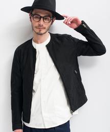 green label relaxing | C/LINEN NOCOL RIDERS ブルゾン(ブルゾン)