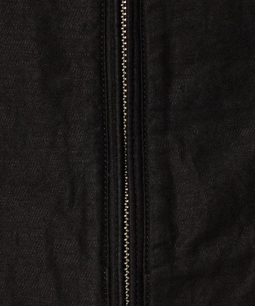 green label relaxing（グリーンレーベルリラクシング）の「C/LINEN NOCOL RIDERS ブルゾン ◆（ブルゾン・メンズ・ベージュ/ブラック・SMALL/MEDIUM/LARGE）」の5枚目の写真