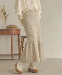 リブニットマーメイドスカート/WEB/EC限定商品