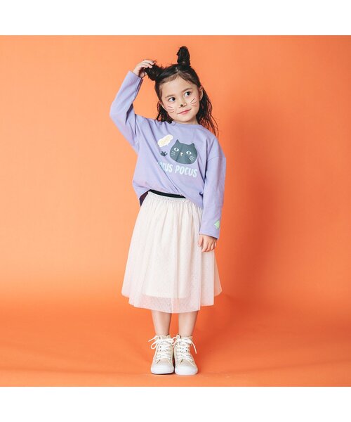 BREEZE（ブリーズ）の「チュールスカート（スカート・キッズ・カーキ/オフホワイト/ベージュ・100/80/120/140/110/130/90）」の7枚目の写真