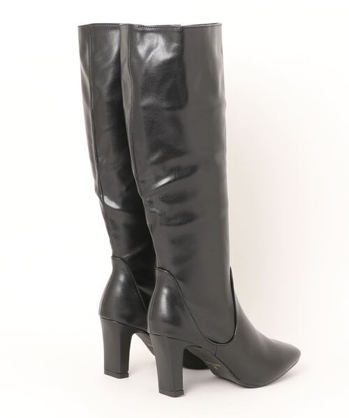 clear(クリア)の「ヒールロングブーツ(ブーツ・レディース・ブラック/ブラウン・M/L)」の3枚目の写真