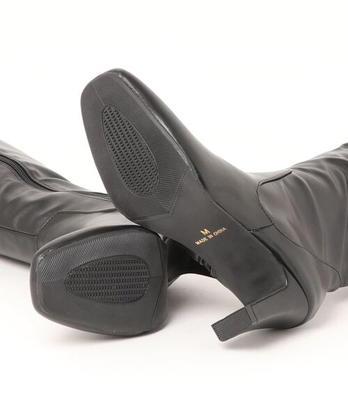 clear(クリア)の「ヒールロングブーツ(ブーツ・レディース・ブラック/ブラウン・M/L)」の4枚目の写真