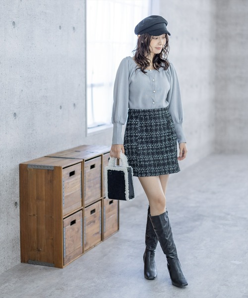 clear(クリア)の「ヒールロングブーツ(ブーツ・レディース・ブラック/ブラウン・M/L)」の5枚目の写真