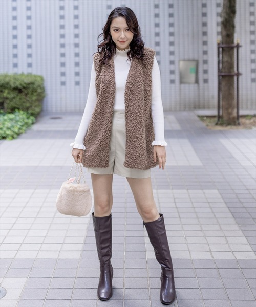 clear(クリア)の「ヒールロングブーツ(ブーツ・レディース・ブラック/ブラウン・M/L)」の8枚目の写真