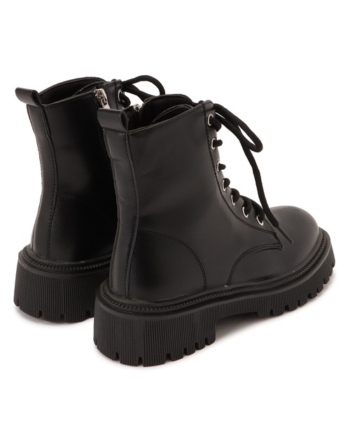 Lace Ladies（レースレディース）の「厚底レースアップショートブーツ（ブーツ・レディース・ブラック/アイボリー・22.5/23/23.5/24/24.5/25）」の18枚目の写真