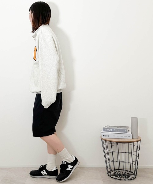Ritzy(リッツィー)の「ロゴ裏起毛ハーフZIPスウェット レディース メンズ(スウェット・メンズ・アッシュ/グリーン/チャコール・MEDIUM/LARGE/X-LARGE)」の11枚目の写真