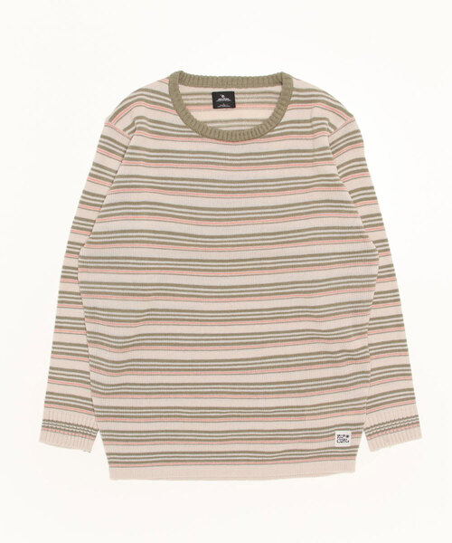 rip curl(リップカール)の「【RIPCURL(リップカール)】SWC SWEATER ボーダーセーター(ニット/セーター・メンズ・ナチュラル/ブルー系その他2・SMALL/MEDIUM/LARGE/X-LARGE)」の7枚目の写真