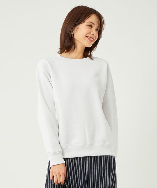THE NORTH FACE（ザノースフェイス）の「【WEB限定】＜ THE NORTH FACE ＞ Heather クルーネック スウェット（スウェット・レディース・グレー/ブラック/オフホワイト・L）」の3枚目の写真