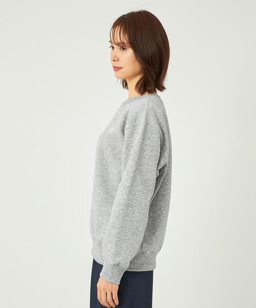 THE NORTH FACE（ザノースフェイス）の「【WEB限定】＜ THE NORTH FACE ＞ Heather クルーネック スウェット（スウェット・レディース・グレー/ブラック/オフホワイト・L）」の5枚目の写真