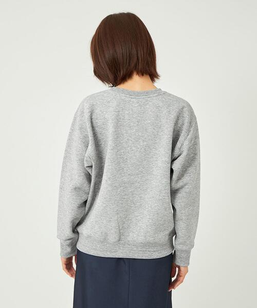 THE NORTH FACE（ザノースフェイス）の「【WEB限定】＜ THE NORTH FACE ＞ Heather クルーネック スウェット（スウェット・レディース・グレー/ブラック/オフホワイト・L）」の6枚目の写真