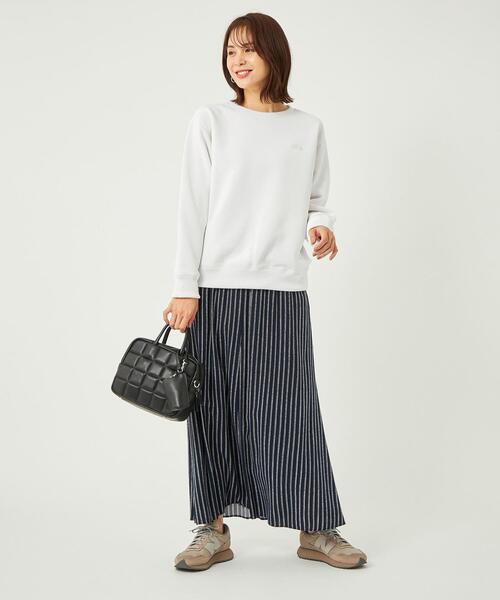 THE NORTH FACE（ザノースフェイス）の「【WEB限定】＜ THE NORTH FACE ＞ Heather クルーネック スウェット（スウェット・レディース・グレー/ブラック/オフホワイト・L）」の8枚目の写真