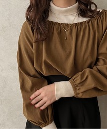 【apres jour clair】2WAYギャザーブラウス【ZOZOTOWN限定アイテム】