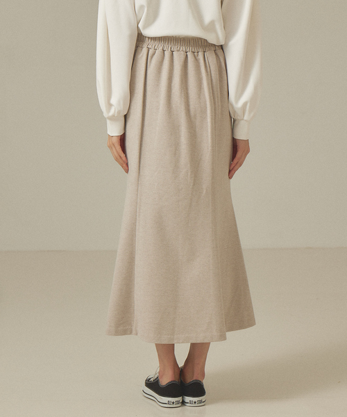 abahouse mavie(アバハウスマヴィ)の「【セットアップ対応】カルセジャージーマーメイドスカート(スカート・レディース・ブラック/アイボリー/セージグリーン・36/38)」の9枚目の写真