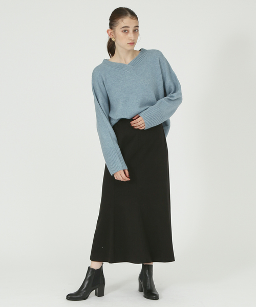 abahouse mavie(アバハウスマヴィ)の「【セットアップ対応】カルセジャージーマーメイドスカート(スカート・レディース・ブラック/アイボリー/セージグリーン・36/38)」の19枚目の写真