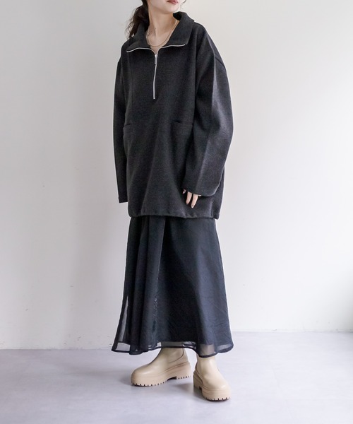 mystic 肩開きワンピース セール】【サイズ展開あり】シアーベアキャミワンピース