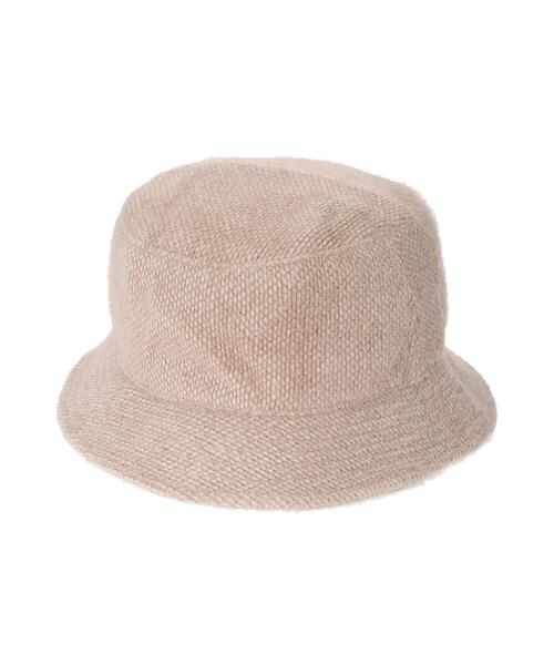 Samansa Mos2 blue（サマンサモスモスブルー）の「シャギーバケットハット（ハット・レディース・ブラック/ベージュ/オフホワイト・ﾌﾘ-）」の5枚目の写真