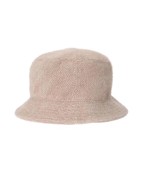 Samansa Mos2 blue（サマンサモスモスブルー）の「シャギーバケットハット（ハット・レディース・ブラック/ベージュ/オフホワイト・ﾌﾘ-）」の6枚目の写真