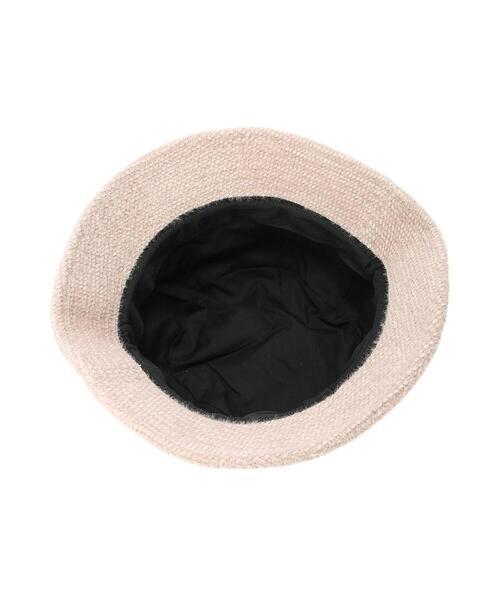 Samansa Mos2 blue（サマンサモスモスブルー）の「シャギーバケットハット（ハット・レディース・ブラック/ベージュ/オフホワイト・ﾌﾘ-）」の9枚目の写真