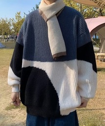 マルチカラーニット