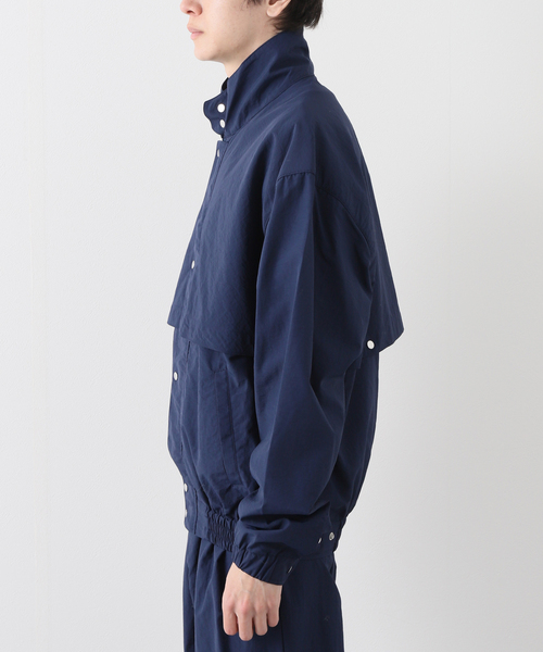 JOURNAL STANDARD（ジャーナルスタンダード）の「【DRESS×JOURNAL STANDARD】別注 JUMBO NYLON JUMPER（ブルゾン・メンズ・チャコールグレー/ネイビー・FREE）」の5枚目の写真