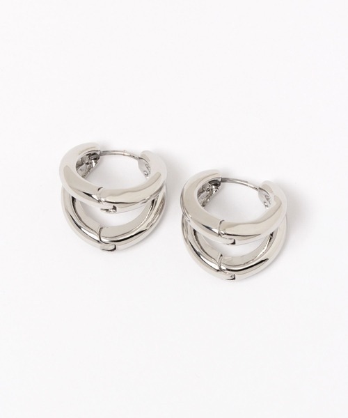 LAKOLE(ラコレ)の「ダブルワンタッチピアス / 174927(ピアス(両耳用)・レディース・その他1/その他2・FREE)」の1枚目の写真