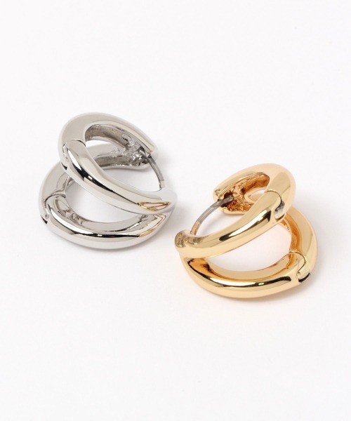 LAKOLE(ラコレ)の「ダブルワンタッチピアス / 174927(ピアス(両耳用)・レディース・その他1/その他2・FREE)」の3枚目の写真