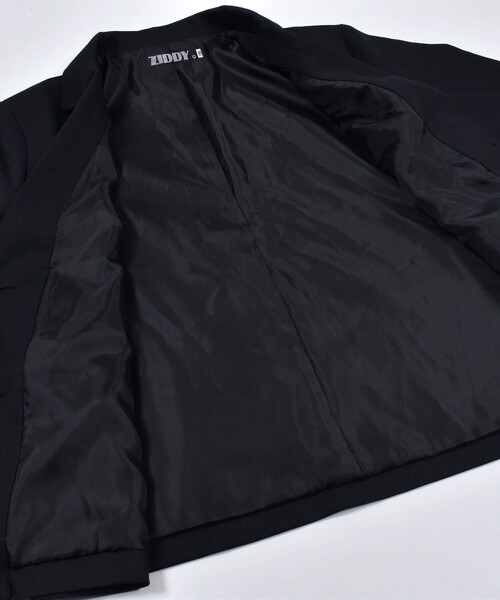 ZIDDY(ジディ)の「【 ニコ☆プチ 掲載 】チェーン ワッペン 付き テーラード ジャケット (130~160cm)(テーラードジャケット・キッズ・ブラック・130/140/150/160)」の20枚目の写真