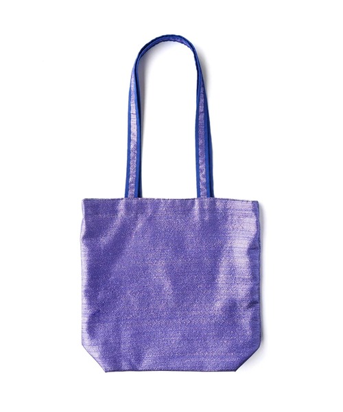 Casselini(キャセリーニ)の「Casselini(キャセリーニ)メタリックフラワープリントバッグ(トートバッグ・レディース・シルバー/グリーン/ブルー・FREE)」の4枚目の写真