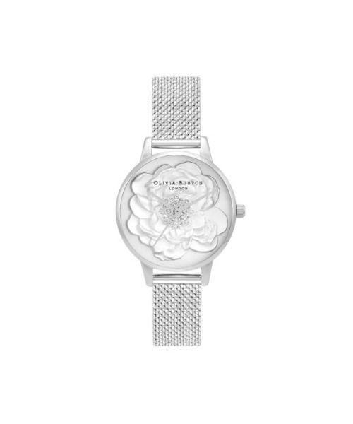 OLIVIA BURTON(オリビアバートン)の「「OLIVIA BURTON/オリビアバートン」ブロッサム ミディ 3D スパークル 30mm 腕時計(アナログ腕時計・レディース・シルバー・30mm)」の7枚目の写真
