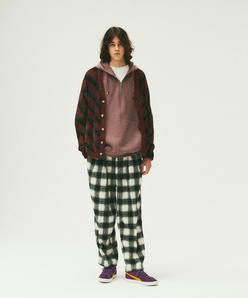 HUF チェックパンツ CAMDEN PLAID TRACK PANT トラックパンツ-ハフ 通販 HUF 店舗-SOWLD