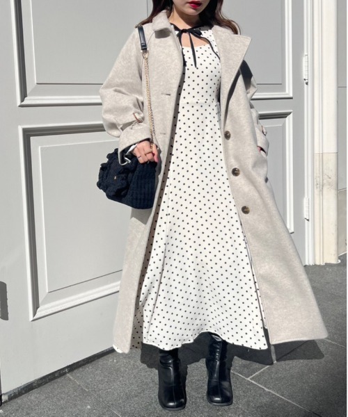 OLIVE des OLIVE（オリーブデオリーブ）の「2ウェイボレロ付ワンピース（ワンピース・レディース・オフホワイト/ブラック・FREE）」の9枚目の写真