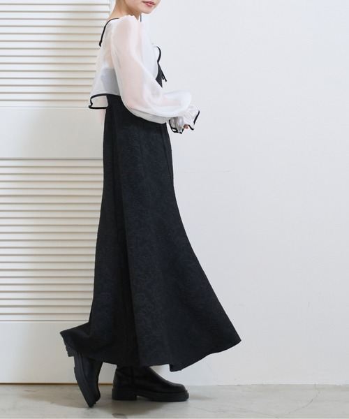 OLIVE des OLIVE（オリーブデオリーブ）の「2ウェイボレロ付ワンピース（ワンピース・レディース・オフホワイト/ブラック・FREE）」の13枚目の写真