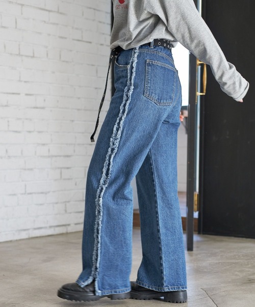 PBLIM（ページボーイリム）の「PAGEBOYLIM/フリンジデニム（デニム